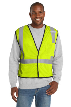 ANSI 107 Class 2 Economy Mesh One-Pocket Vest.