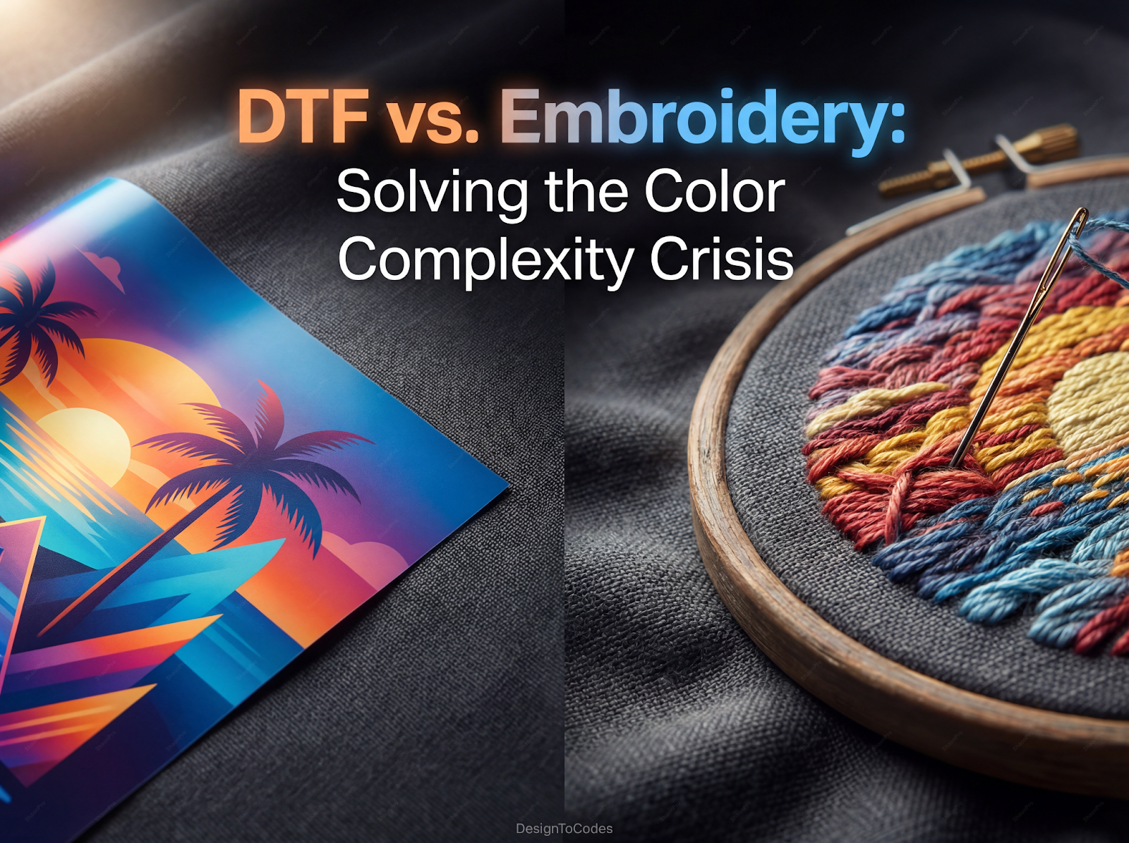 DTF vs. Embroidery: Solving the Color Complexity Crisis