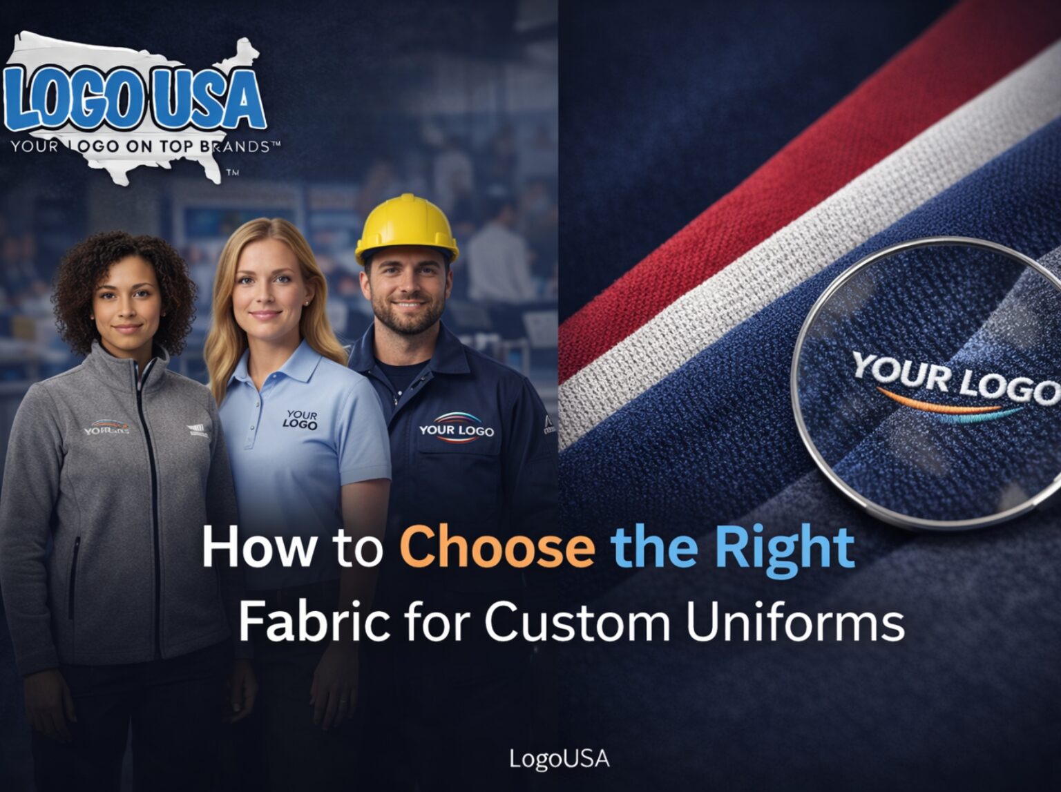 How to Choose the Right Fabric for Custom Uniforms | LogoUSA