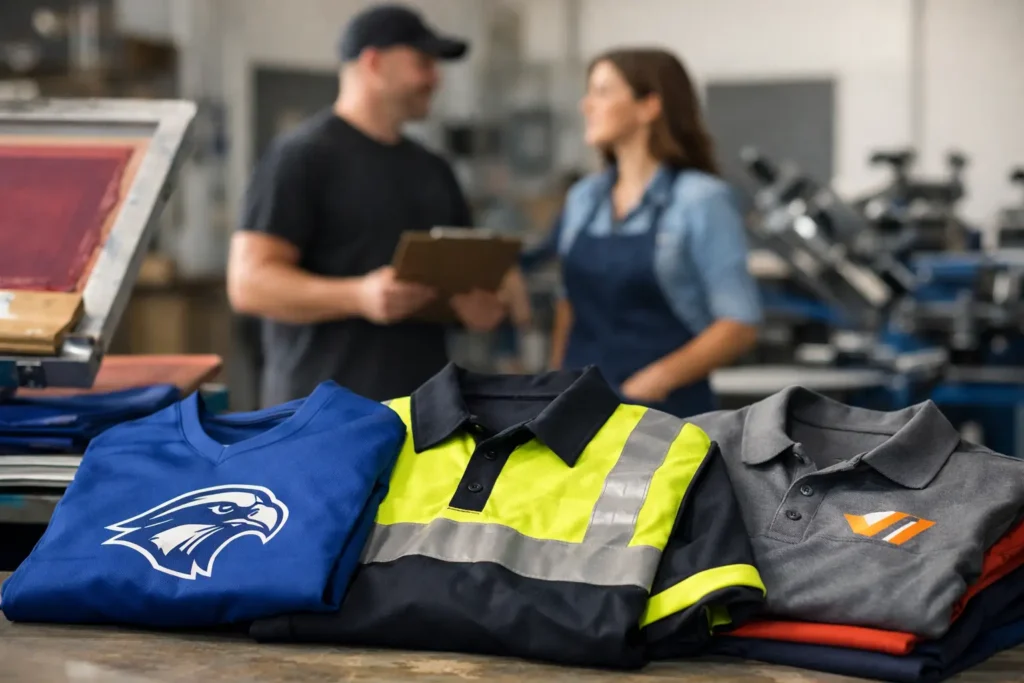 Custom Screen Printed Uniforms That Work