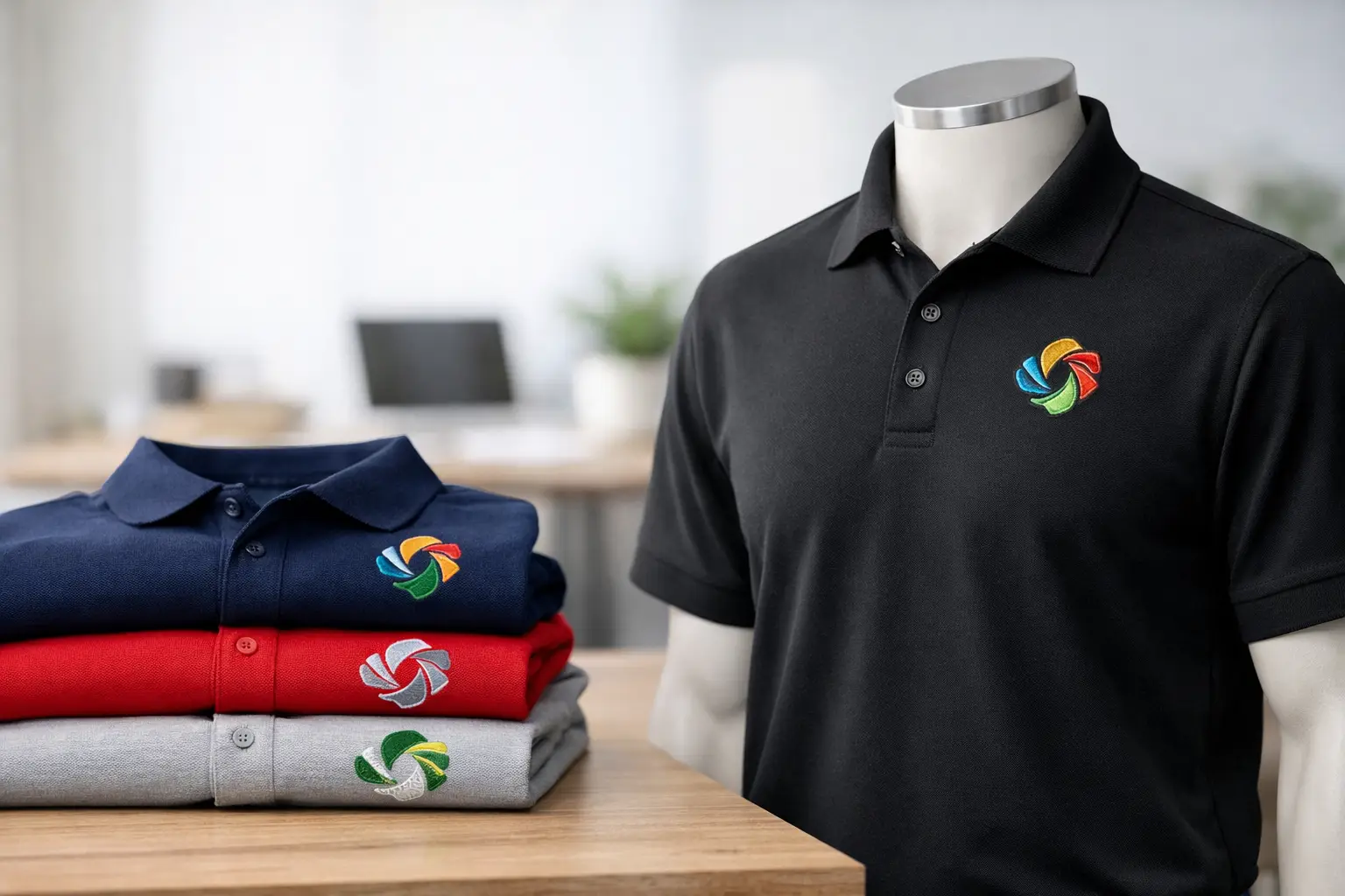 Embroidered Polo Shirts for Businesses