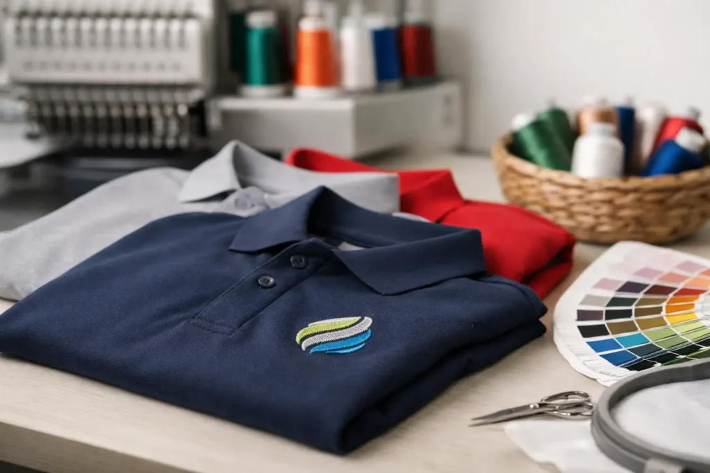 How to Order Embroidered Polos