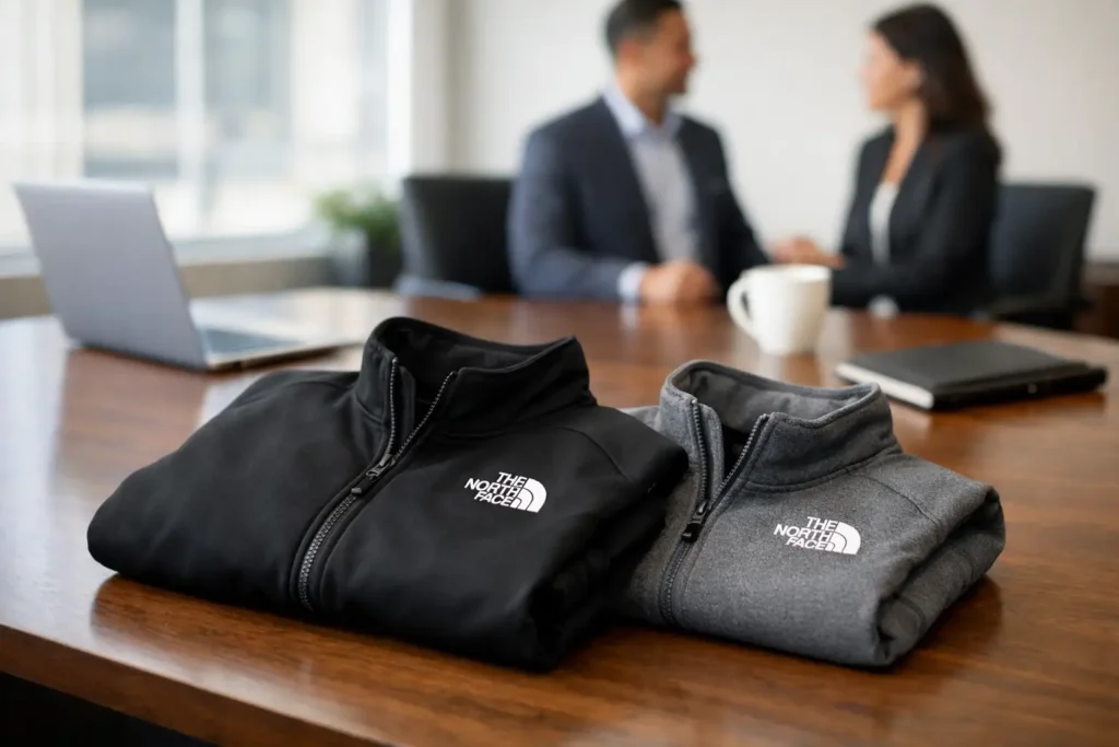 North Face Embroidered Jackets for Business