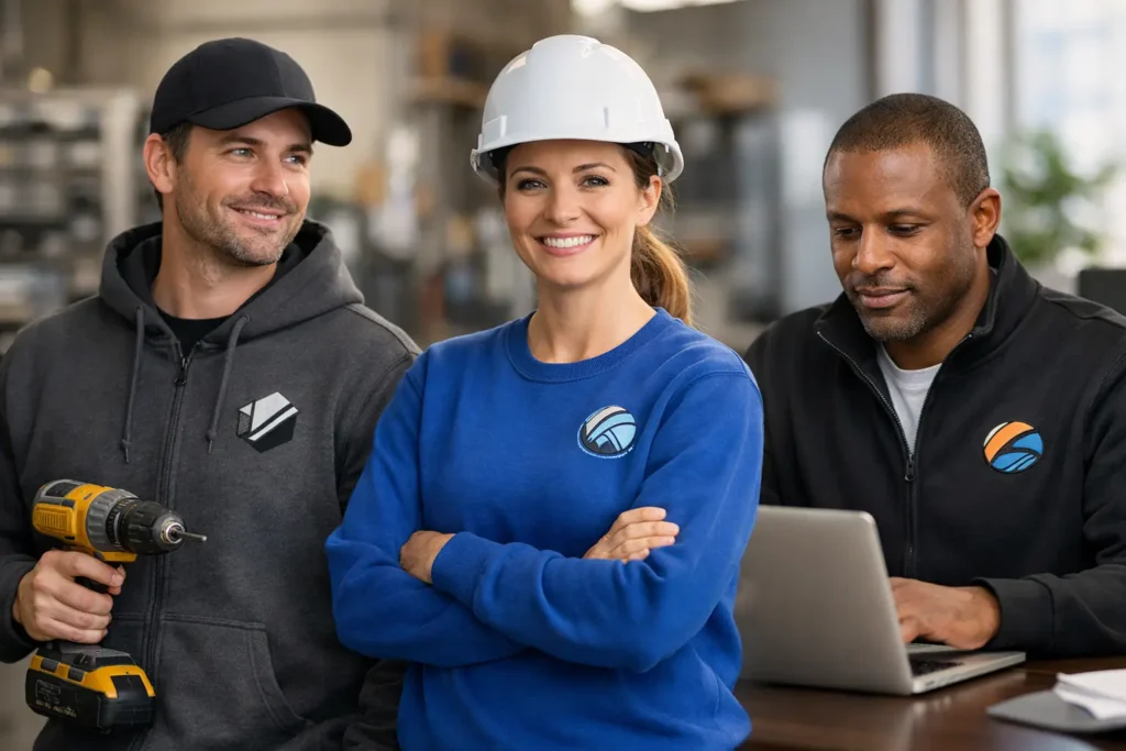 Custom Logo Sweatshirts That Work Hard