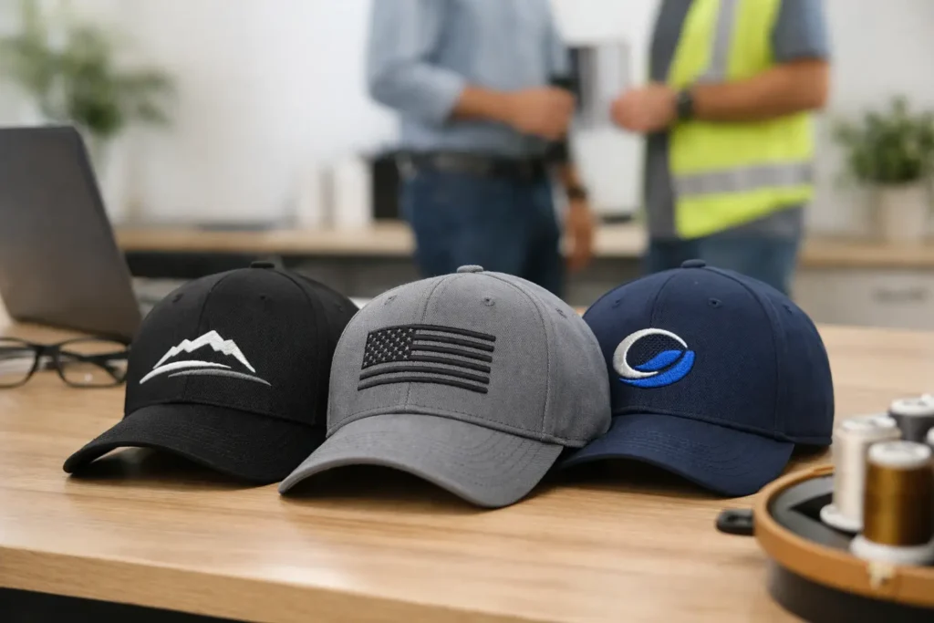 Best Brands for Embroidered Caps at Work