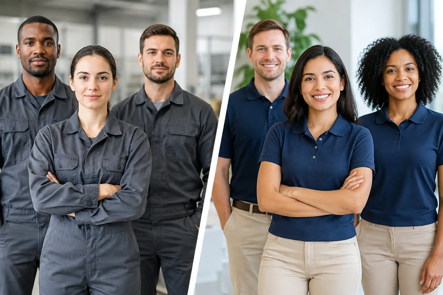 Work Uniforms vs Branded Polos for Your Team